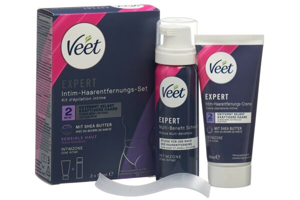 Veet Expert Intim-Haarentfernungs-Kit 2 x 50 ml