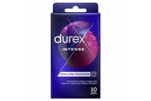 Durex Intense Orgasmic préservatif 10 pce