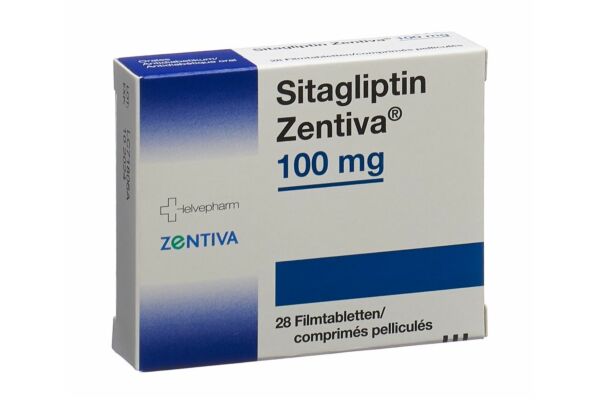 Sitagliptin Zentiva Filmtabl 100 mg 28 Stk