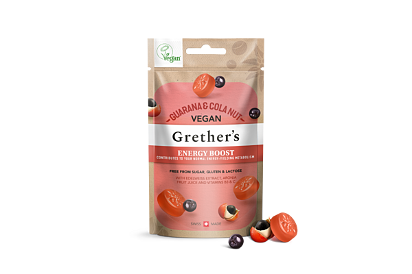 Grethers Energy Boost Aronia pastilles vegan sach 45 g