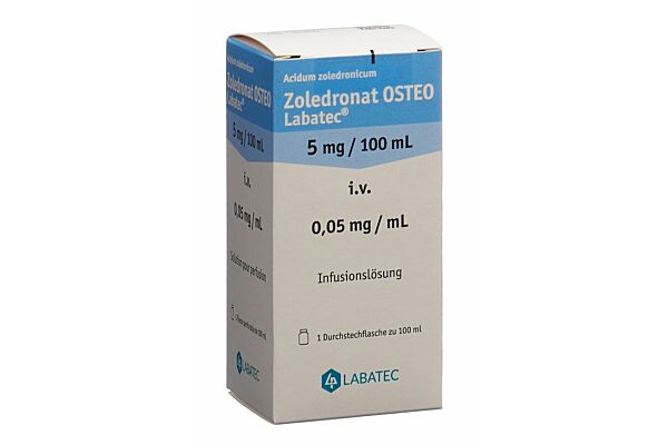 Zoledronat Osteo Labatec sol perf 5 mg/100ml flac
