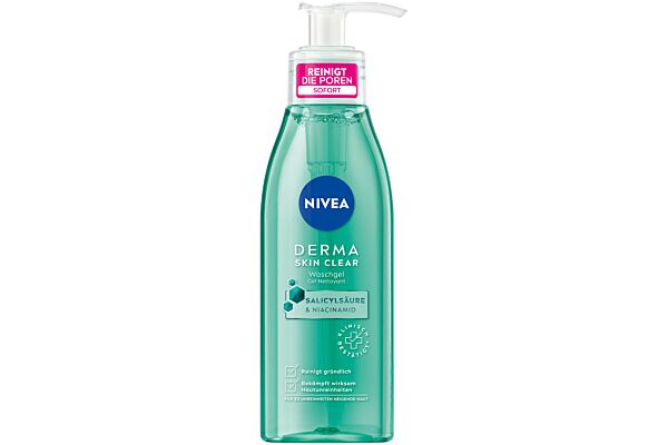 Nivea Derma Skin Clear gel nettoyant 150 ml