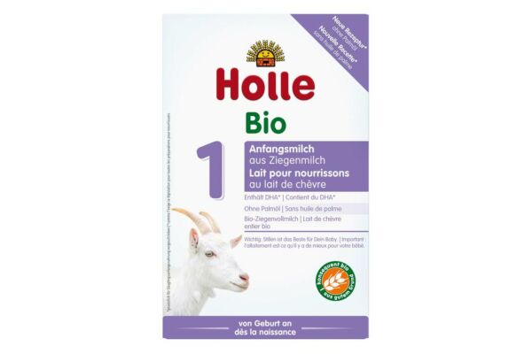 Holle lait pour nourrissons 1 au lait de chèvre bio 400 g