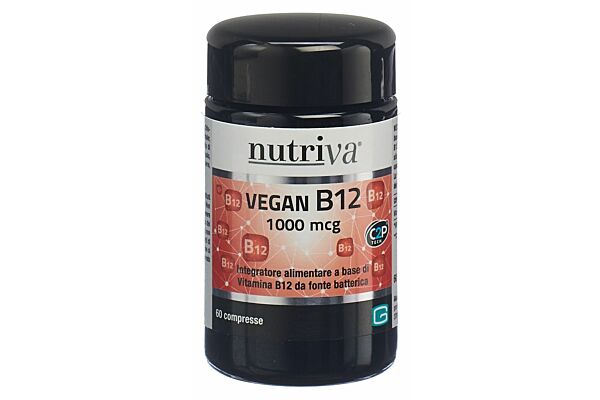 nutriva Vegan B12 cpr fl verre 60 pce