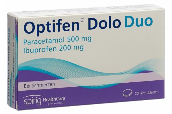 Optifen Dolo Duo cpr pell 500 mg/200 mg 20 pce