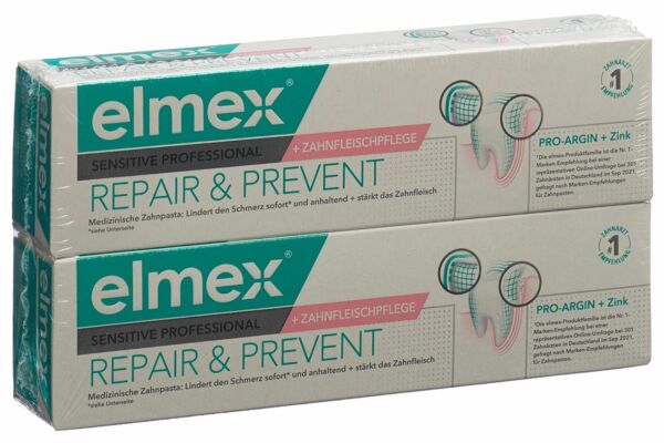 elmex SENSITIVE PROFESSIONAL REPAIR & PREVENT dentifrice 2 tb 75 ml
