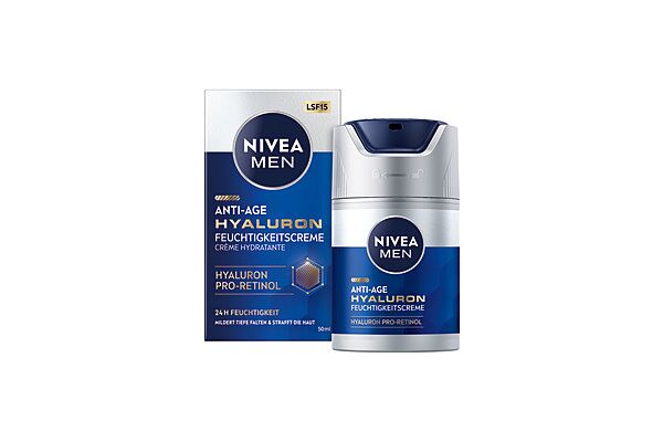Nivea Men Anti-Age Hyaluron Feuchtigkeitscreme Disp 50 ml