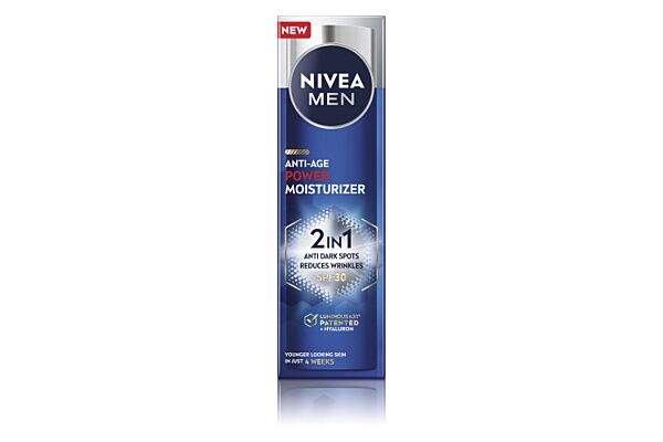 Nivea Men Anti-Âge Power luminous crème hydratante dist 50 ml