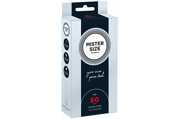 MISTER SIZE 60 Kondom Box 10 Stk