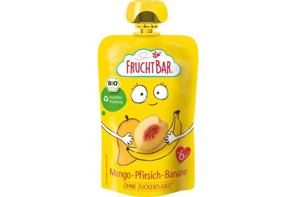 Fruchtbar Fruchtpüree Bio Mango Pfirsich Banane Btl 100 g