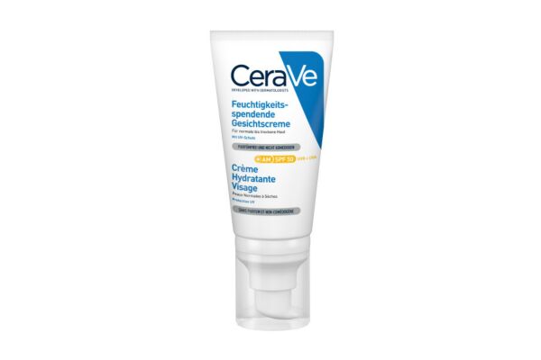 CeraVe Feuchtigkeitsspendende Gesichtscreme LSF50 Tb 52 ml
