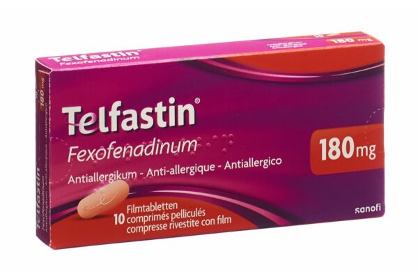 Telfastin cpr pell 180 mg 10 pce