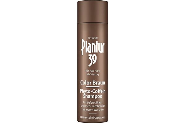 Plantur 39 phyto-caféine shampooing Color Braun fl 250 ml