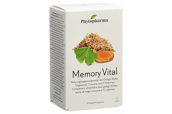 Phytopharma Memory Vital Kaps 90 Stk