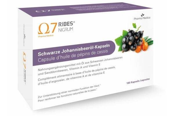 Ribes Nigrum Schwarze Johannisbeeröl Kaps 180 Stk