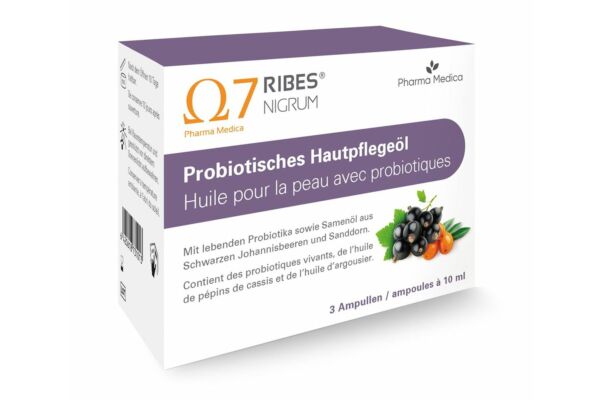 Ribes Nigrum huile de soin probiotique amp 3 pce