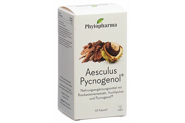 Phytopharma Aesculus Pycnogenol caps bte 60 pce