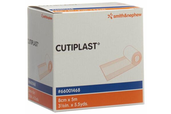 Cutiplast vendu au mètre pansement en non tissé 8cmx5m blanc