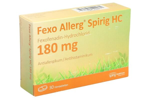 Fexo Allerg Spirig HC Filmtabl 180 mg 30 Stk