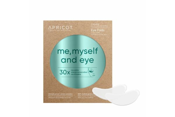 Apricot pads antirides pour les yeux réutilisables avec hyaluron 2 pce