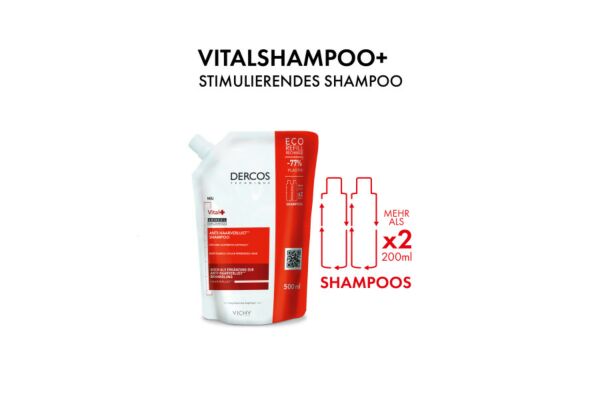 Vichy Dercos Vital Shampoo Nachfüll Btl 500 ml