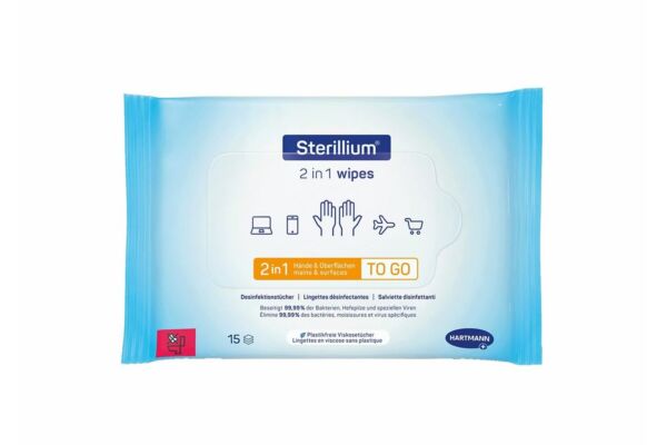 Sterillium 2en1 wipes 15 pce