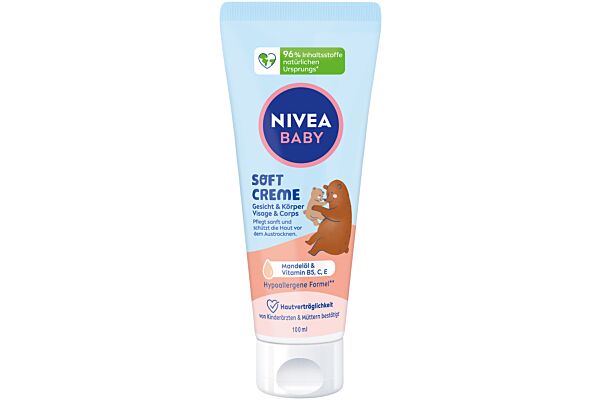 Nivea Baby Soft Crème Visage & Corps tb 100 ml