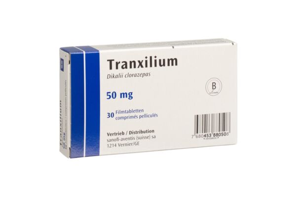 Tranxilium cpr pell 50 mg 30 pce