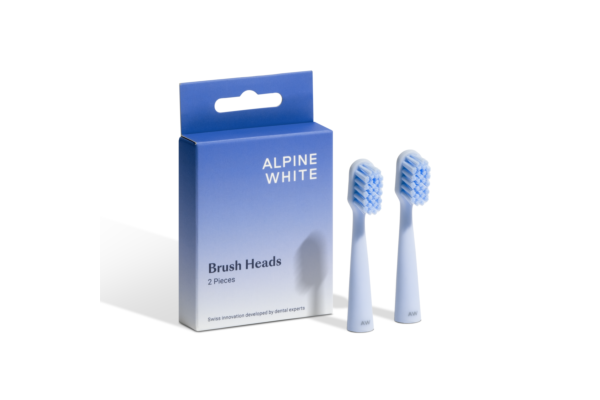 Alpine White Brush Heads 2 pce
