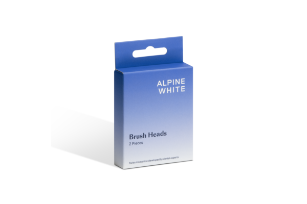 Alpine White Brush Heads 2 pce