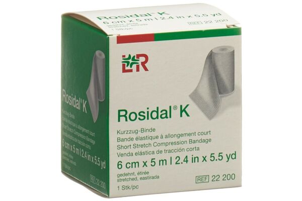Rosidal K bande élastique à faible allongement 6cmx5m