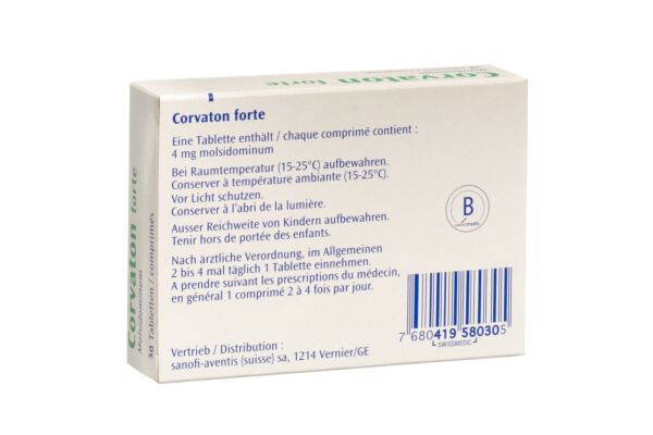 Corvaton forte Tabl 4 mg 30 Stk