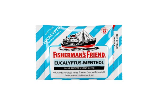 Fisherman's Friend eucalyptus pastilles sans sucre sach 25 g