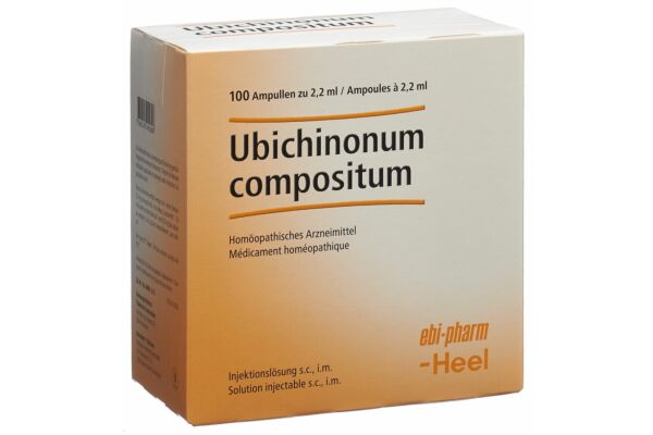 Ubichinon compositum Heel sol inj 100 amp 2.2 ml