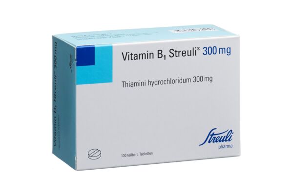 Vitamin B1 Streuli Tabl 300 mg 100 Stk