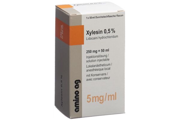 Xylésine sol inj 250 mg/50ml avec conservateur flac 50 ml