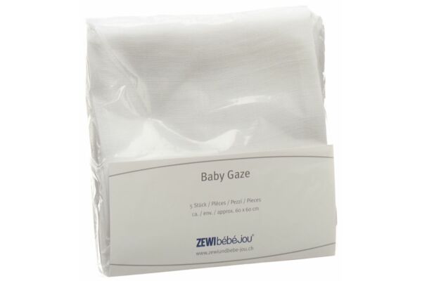 Zewi Baby Gaze 9/7 Windeln 60x60cm 5 Stk