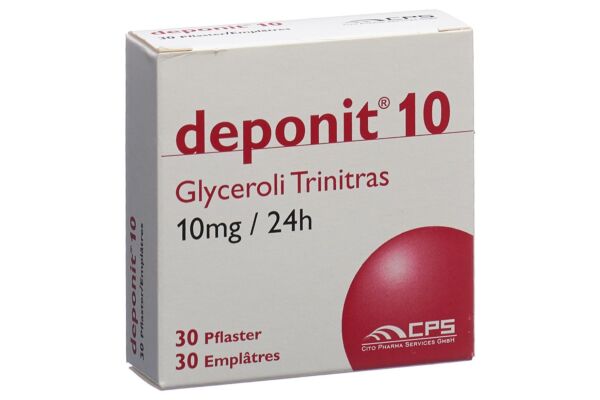 Deponit 10 patch mat 10 mg/24h 30 pce