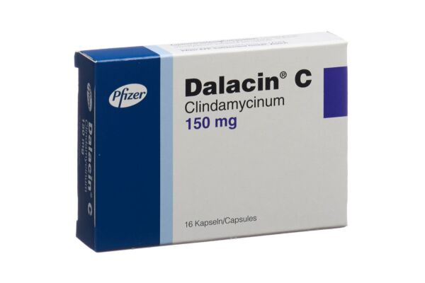 Dalacin C caps 150 mg 16 pce