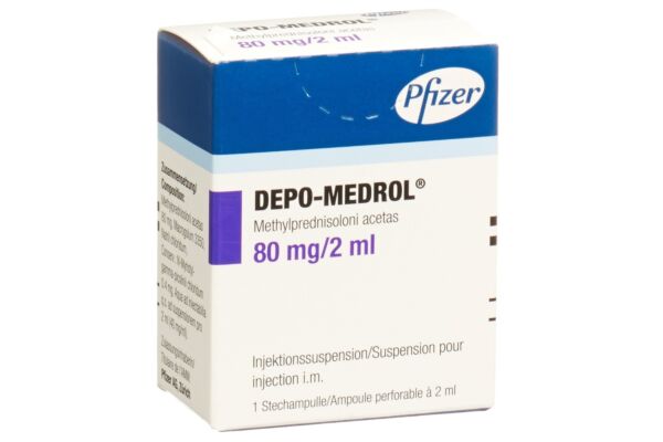 Depo-Medrol Inj Susp 80 mg/2ml Durchstf 2 ml