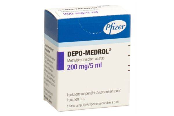 Depo-Medrol susp inj 200 mg/5ml flac 5 ml