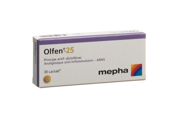 Olfen Lactab 25 mg 30 pce