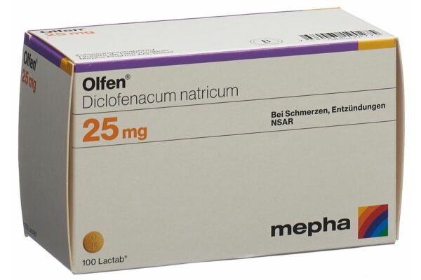Olfen Lactab 25 mg 100 pce