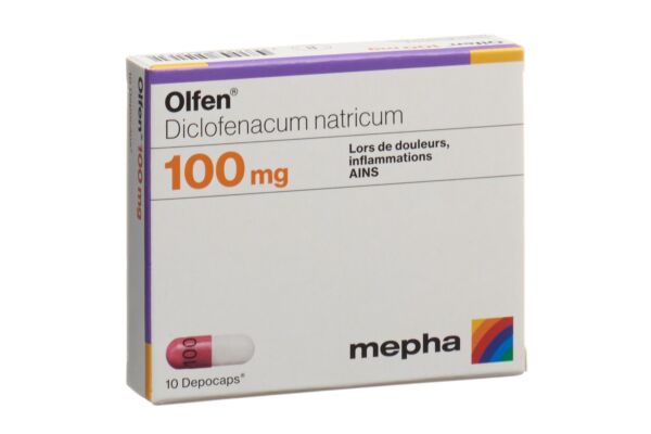 Olfen depocaps 100 mg 10 pce