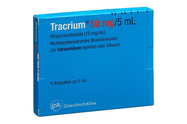 Tracrium sol inj 50 mg/5ml 5 amp 5 ml