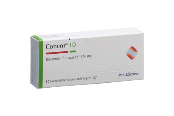 Concor cpr pell 10 mg 30 pce