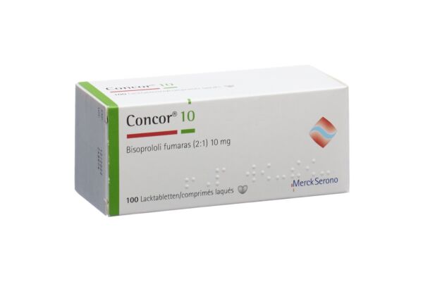 Concor cpr pell 10 mg 100 pce