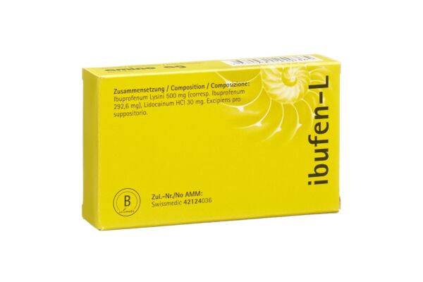 Ibufen-L Supp 500 mg 10 Stk