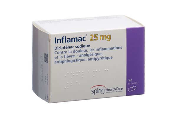 Inflamac caps 25 mg 100 pce
