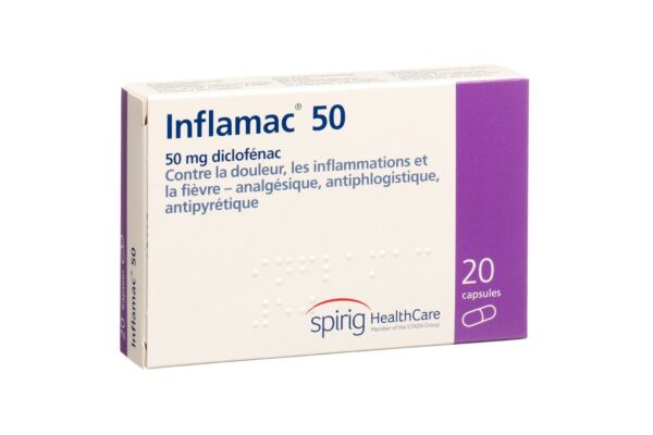 Inflamac caps 50 mg 20 pce